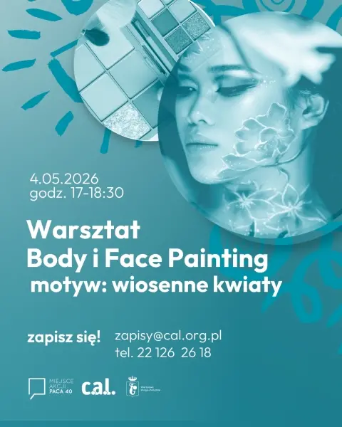 Warsztat Body i Face Painting. Motyw: wiosenne kwiaty