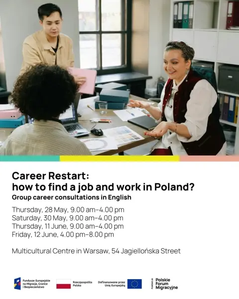 Career Restart: how to find a job and work in Poland? Group career consultations